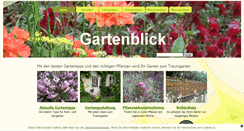Desktop Screenshot of gartenblick.de